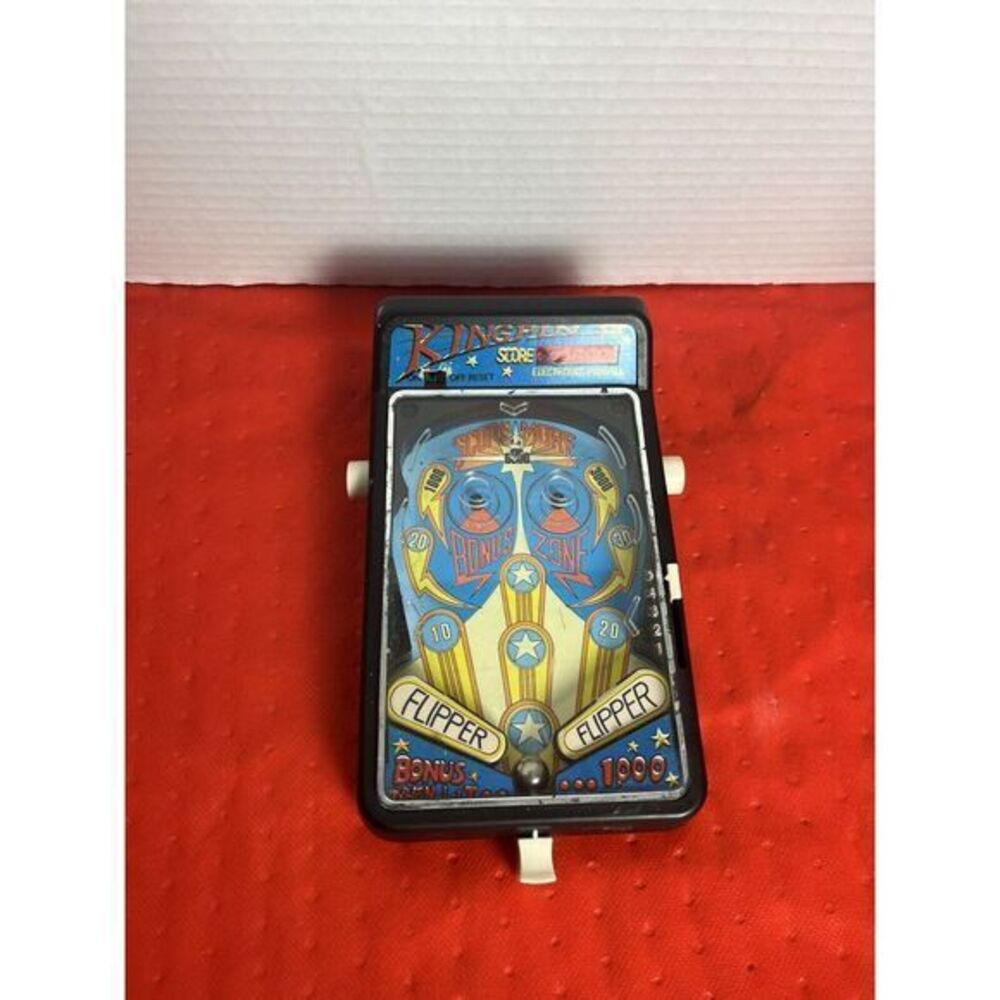 Vintage, Mini  Kingpin Electronic pinball Flipper 80's‎ Baby Toy great condition